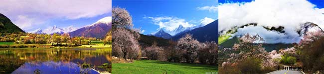嘎朗湖、桃花溝